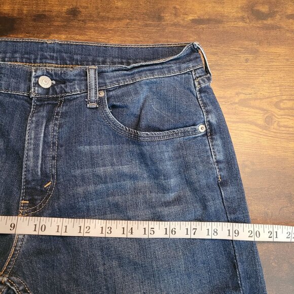 Levi's Jeans Size 33x30 Measures 33x29 Relaxed Straight 559 Medium Dark Wash - Picture 8 of 11